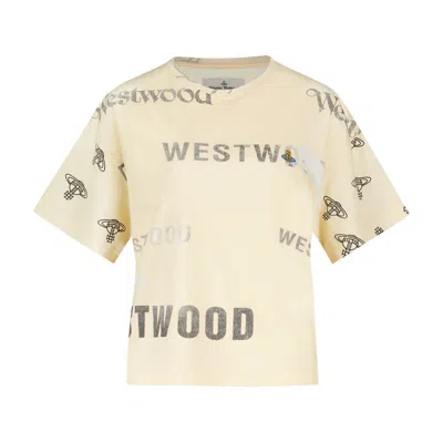 Vivienne Westwood Orb-logo Cotton Shirt In Neutral