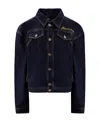 Vivienne Westwood Boxer Denim Jacket In Black