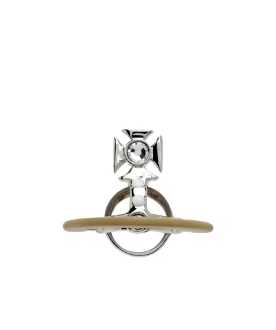 Vivienne Westwood Br Single Earring In Brown