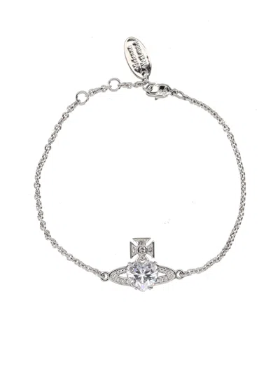 Vivienne Westwood Bracciale "ariella" Con Orb In Metallic