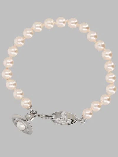 Vivienne Westwood Elegant Brass Bracelet For Women In Metallic