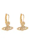 Vivienne Westwood Brass Earrings In Gold