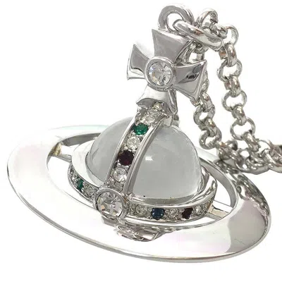 Pre-owned Vivienne Westwood Brass Pendant Necklace () In Silver