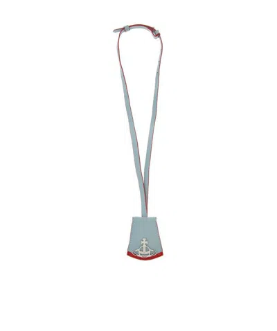 Vivienne Westwood Bray Keyring Lanyard In Gray
