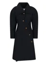 Vivienne Westwood Breeze Wool And Cashmere Coat In Black