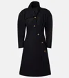 Vivienne Westwood Breeze Wool And Cashmere Coat In Black