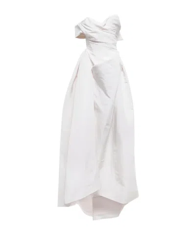 Vivienne Westwood Bridal Freyja One-shoulder Silk Gown In White