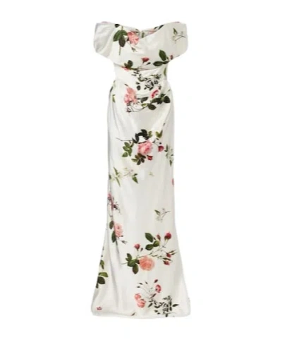 Vivienne Westwood Bridal Nova Cocotte Floral Corset Gown In White