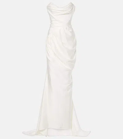 Vivienne Westwood Bridal Vaida Satin Corset Gown In White