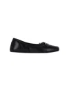 Vivienne Westwood Nappa Leather Flats With Rounded Toe In Black