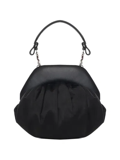 Vivienne Westwood Clutch With Handle And Shoulder Strap In Black