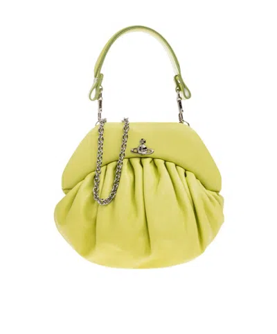 Vivienne Westwood Brooke Handbag In Green
