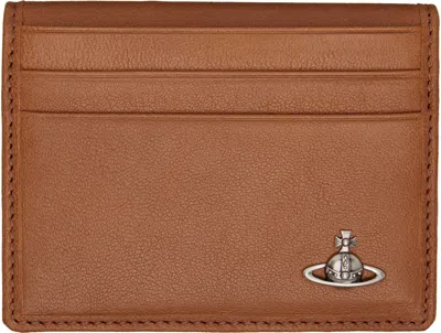 Vivienne Westwood Brown Bifold Man Card Holder