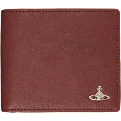 Vivienne Westwood Brown Bifold Wallet In Aw26-d405 Chestnut