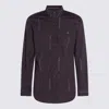 Vivienne Westwood Striped Pattern Button-down Collar Long Sleeves Shirt In Brown