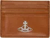 Vivienne Westwood Brown Flat Card Holder In Brown