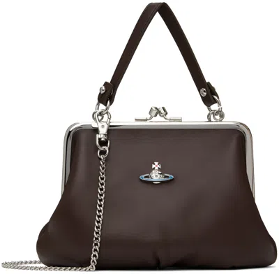 Vivienne Westwood Brown Granny Frame Bag In Aw24-d408