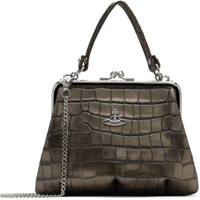 Vivienne Westwood Brown Granny Frame Bag In Ss25-d405