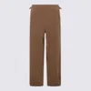 Vivienne Westwood Brown Linen Bertram Tailored Pants