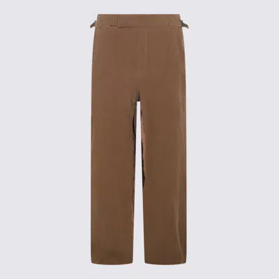 VIVIENNE WESTWOOD VIVIENNE WESTWOOD BROWN LINEN BERTRAM TAILORED PANTS