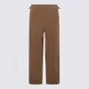 Vivienne Westwood Brown Linen Bertram Tailored Pants In Brown