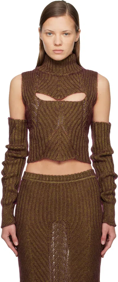 Vivienne Westwood Brown Mary Corset Top