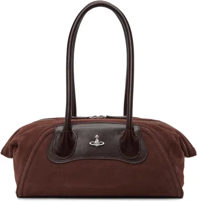 Vivienne Westwood Brown Shirley Small Holdall Bag