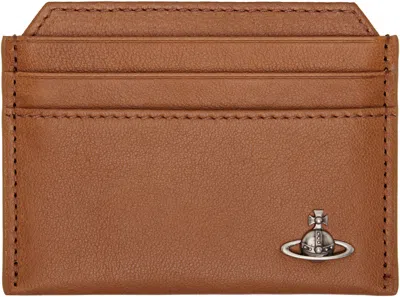 Vivienne Westwood Brown Slim Card Holder