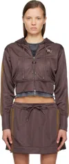 Vivienne Westwood Brown Striped Leo Hoodie In Brown