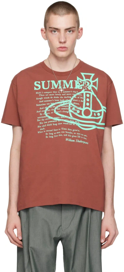 Vivienne Westwood Brown Summer Classic T-shirt