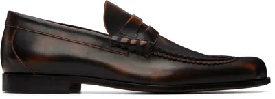 Vivienne Westwood Brown Tuesday Coin Loafers
