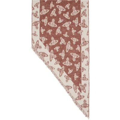 Vivienne Westwood ブラウン Two Point マフラー In Multi