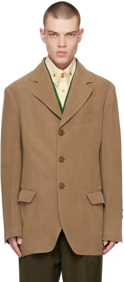 Vivienne Westwood Brown Wreck Blazer In D403 Brown