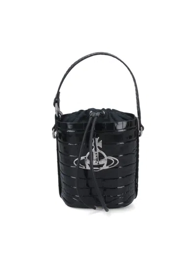 Vivienne Westwood Bucket Bag In Black