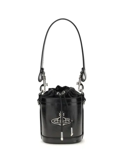 Vivienne Westwood Bucket Bags In Black