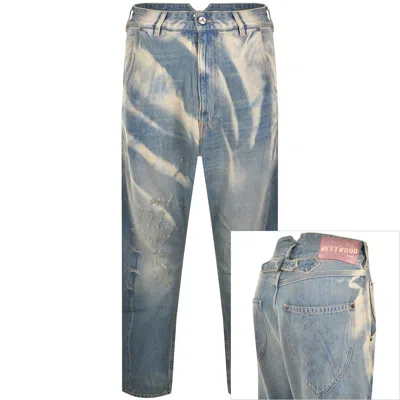 Vivienne Westwood Buckle Back Jeans Blue