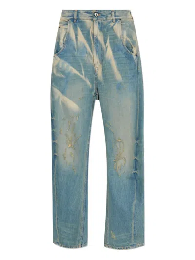 Vivienne Westwood Buckle Back Jeans In Blue