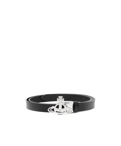 Vivienne Westwood Buckle Belt In Black