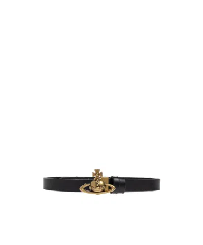 Vivienne Westwood Buckle Belt In Black