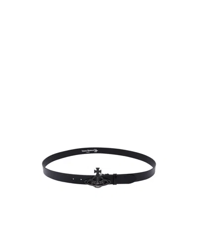 Vivienne Westwood Buckle Belt In Black