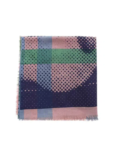 Vivienne Westwood Logo Scarf In Pink In Multicolor