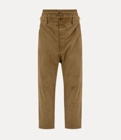 Vivienne Westwood Builder Trousers Cotton Baby Corduroy Tobacco 54 Men In Brown