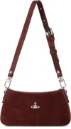 Vivienne Westwood Suede Shoulder Bag Adjustable Strap