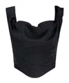 Vivienne Westwood Minimalist Black Top With Clean Lines And Tailored Fit In Black