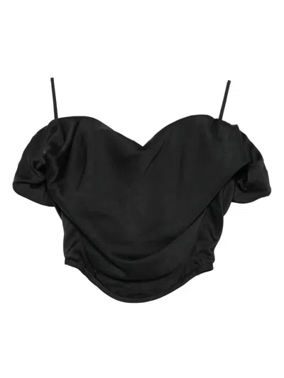 Vivienne Westwood Bustier Top In Black