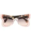 VIVIENNE WESTWOOD BUTTERFLY-FRAME SUNGLASSES