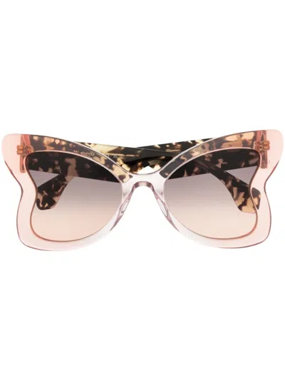 Vivienne Westwood Butterfly-frame Sunglasses In Pattern