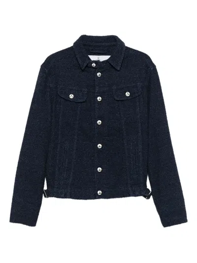 Vivienne Westwood Tailored Jacket With Pockets And Adjustable Hem In Blue
