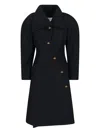 Vivienne Westwood Tailored Jacket With Large Collar And Pockets In Black