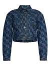 Vivienne Westwood Long-sleeved Denim Jacket In Blue